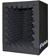 TroyStudio Portable Sound Recording Vocal Booth Box - |Reflection Filter &amp; Microphone Isolation S...