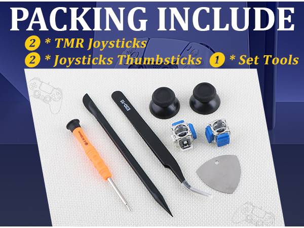 TMR Electromagnetic Joysticks for PS5