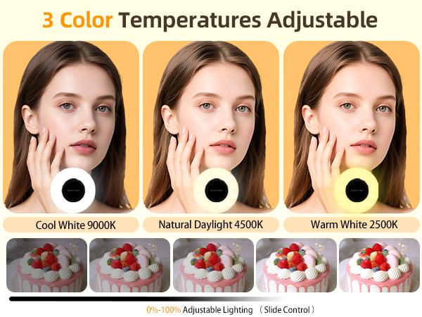 magnetic beauty selfie light for phones