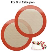 round silicone baking mat 9 inch