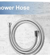 OFFO Shower Hose, Premium RV PVC Handheld Shower Head Hose Flex Hoses Extension with Brass Insert...