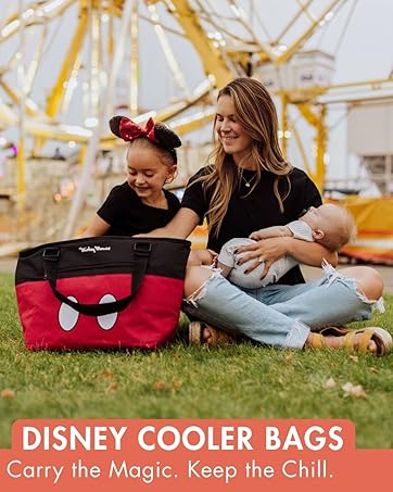 Disney Mickey Mouse insulated cooler bag for theme park trips and Disney fans of all ages.