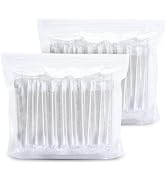 Cotton Swabs, Individually Wrapped Cotton Buds, 200 Count Biodegradable Cotton Tip Applicator Sui...