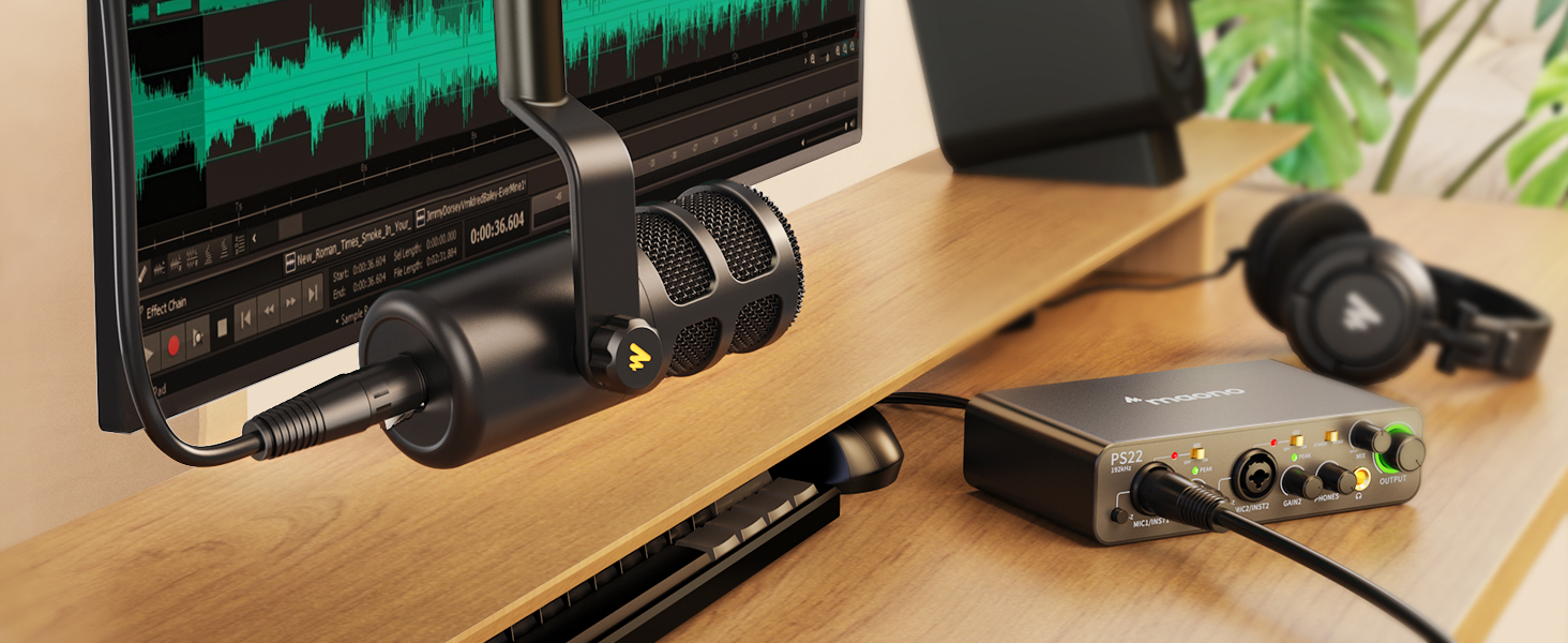 podcast mic recording