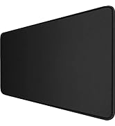 Large Extended Gaming Mouse Pad with Stitched Edges, (31.5X15.7In) Durable Non-Slip Natural Rubbe...