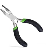 INJOYTEC Mini Split Ring Pliers Jewelry Pliers 3" Split Ring Tool Jump Ring Opener Split Keychain...
