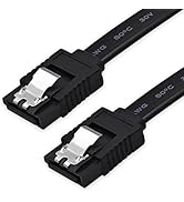 XANHAM 1-Pack 18 Inch SATA Cable, SATA III Cable 6Gbps Straight 180-180 Degree for SATA HDD, SSD,...