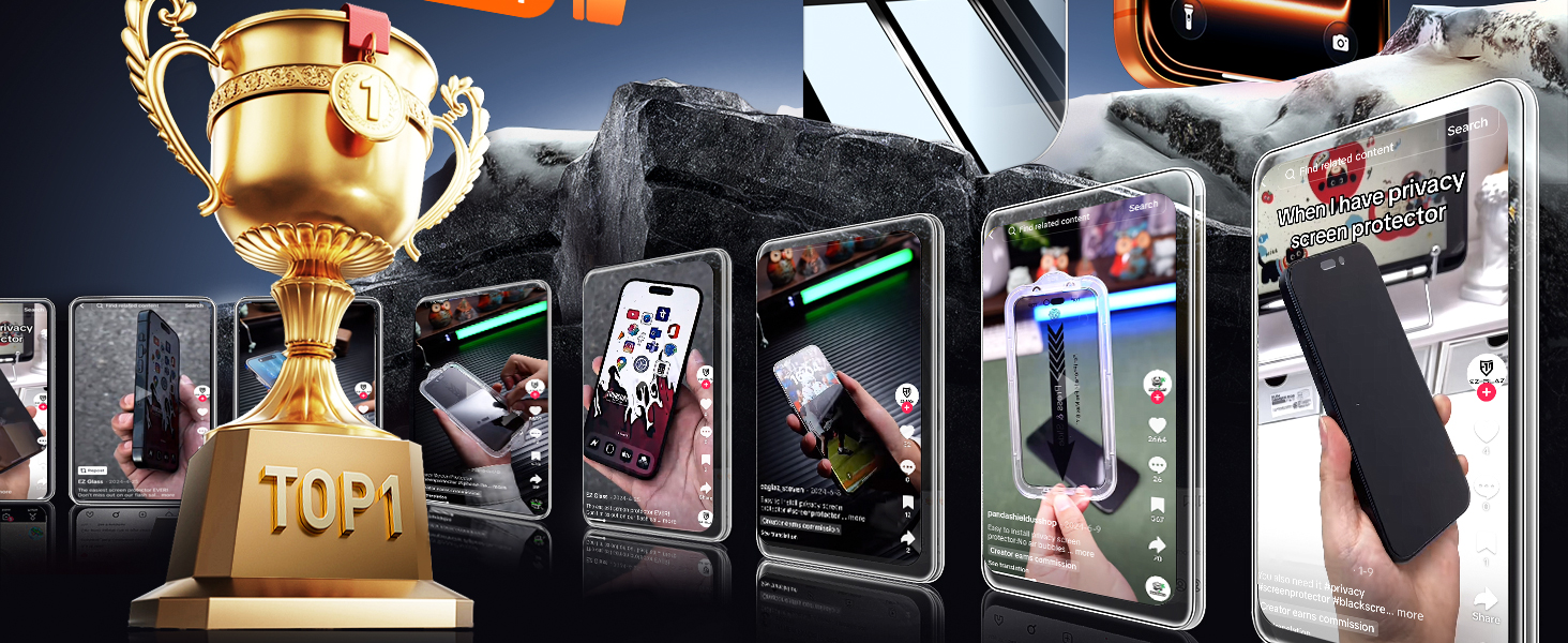 iphone 17 pro max privacy screen protector