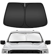 ARISMOTOR Windshield Sun Shade for Ford F-150 2021-2025, Custom Fit Foldable Front Window Sunshad...