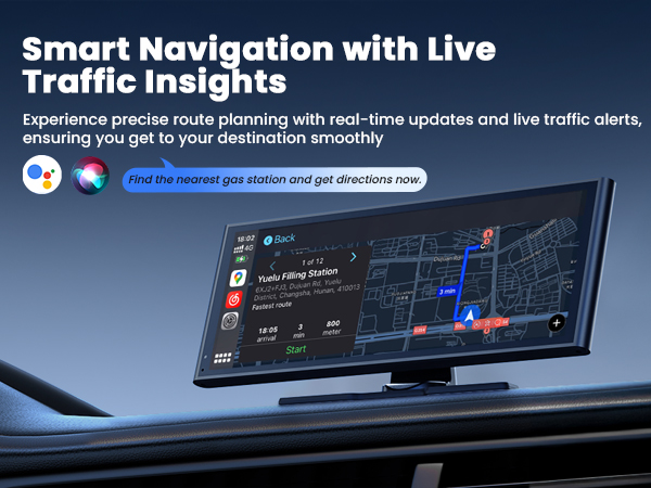 Real-Time Navigation and Live Traffic Updates