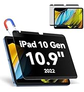 Magnetic Privacy Filter Compatible with iPad 10th Generation 10.9 Inch 2022, Removable Anti Glare...