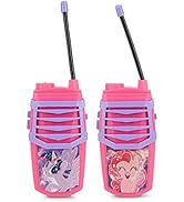 Sakar My Little Pony Molded Walkie Talkie for Kids, Safe and Flexible Antenna, Over 1000ft Range,...