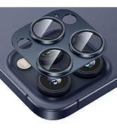 Tensea for iPhone 15 Pro/iPhone 15 Pro Max Camera Lens Protector | Metal Aluminum Alloy Tempered ...