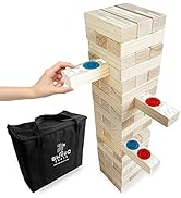 Level up jumbo jenga with jello shots game with jenga shot blocks or jello shot jenga with holes 