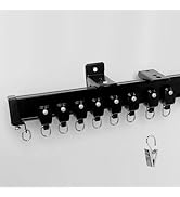 MaKefeile Bendable Ceiling Curtain Track Ceilings Mount or Wall Mounted Heavy-Duty Room Divider C...