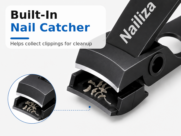 Bulit-In Nail Catcher