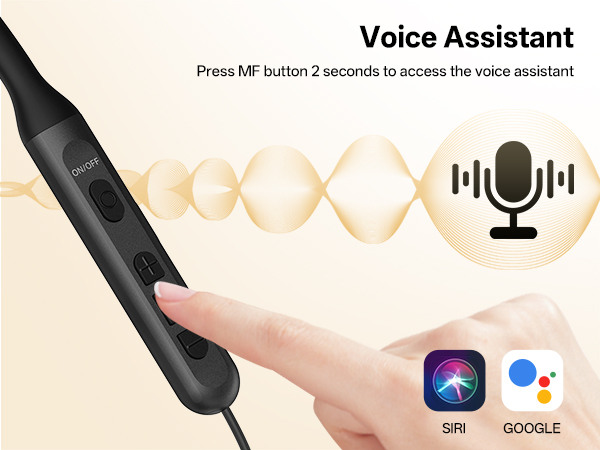 Bluetooth neckband earbuds