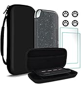 TIKOdirect Carrying Case for Nintendo Switch lite, Pink Shockproof Portable Travel Bag with Large...