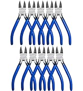 Wire Cutters 10 Pack, KAIHAOWIN 6 inch Dikes Small Wire Cutters Flush Cutters Wire Snips Clippers...
