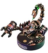 ROKR 3D Metal Model Kits Puzzle for Adults Kids, Steampunk Electric Mechanical Toy, Assembly DIY ...