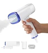 Portable Clothes Steam Iron Handheld - Hand Held Foldable Clothes Steamer High-Powered, Heat-Resi...