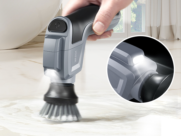 MR.SIGA Electric Spin Scrubber, Cordless Spin Scrubber
