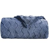 Eydna Blanket Queen Size 90"x90", Ultra-Soft Microplush, Checkerboard Pattern, All-Season Lightwe...