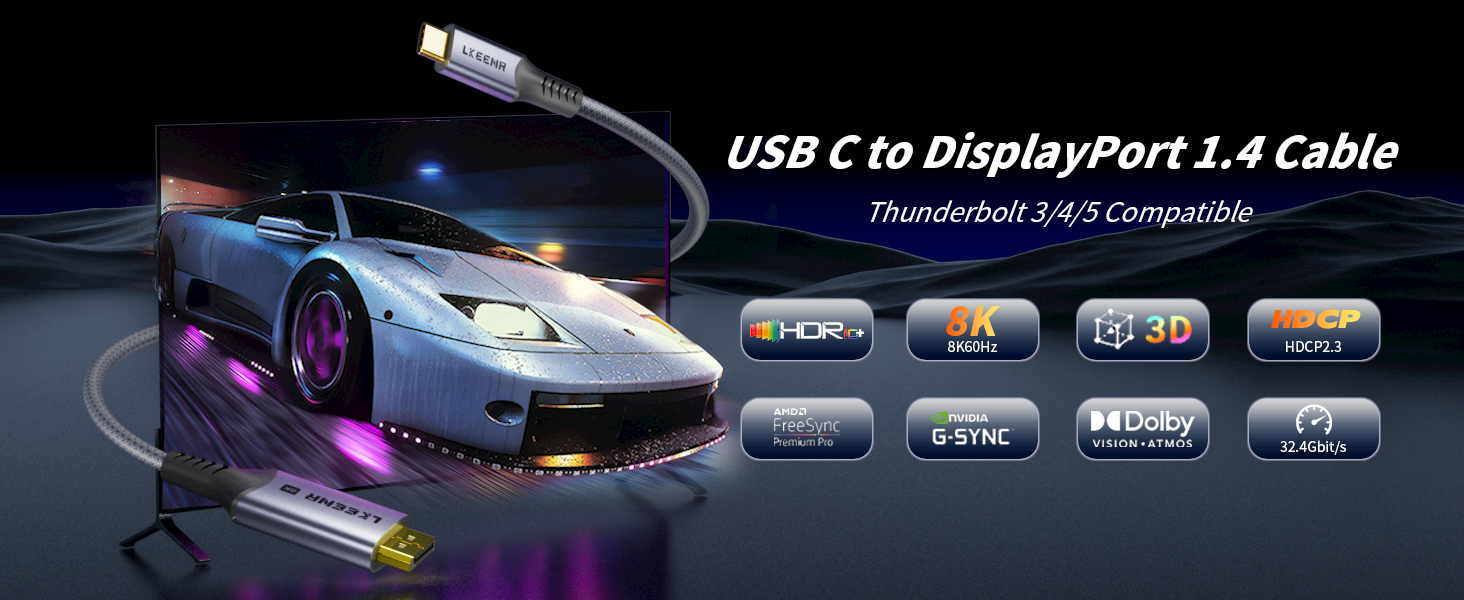usb c to displayport cable