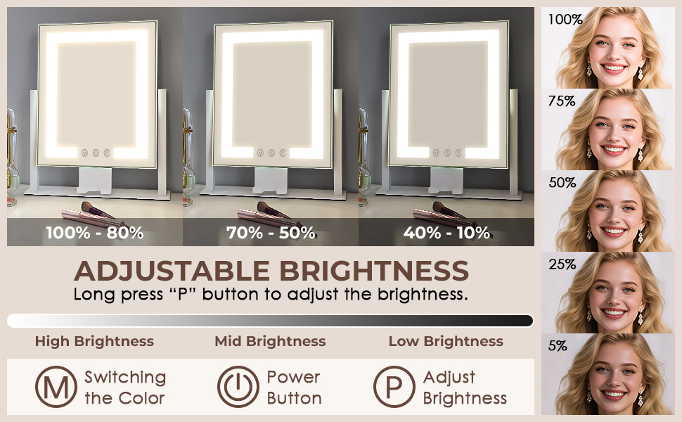 Hollywood Vanity Mirror with Lights