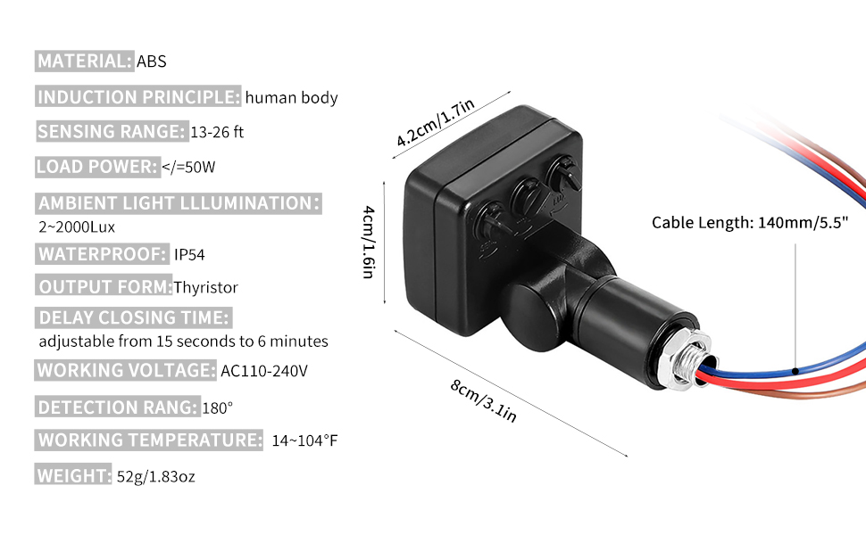 outdoor motion sensor light