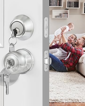 exterior door lock set