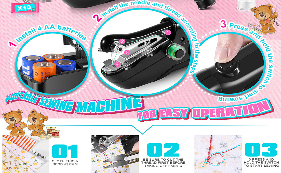 handheld sewing mahcine