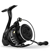 DV3000 Spinning Reel - 5.2:1 Gear Ratio, 5+1 Stainless Steel Bearings, 15.5LBS Max Drag, Heavy-Du...