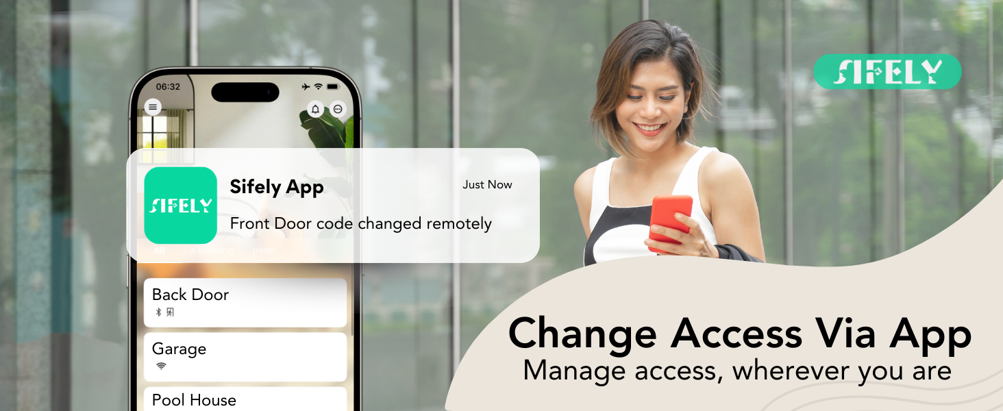 change access via app
