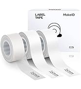 MakeID L1 Q1 E1 Label Maker Tape Adapted Label Print Paper Refills Standard Laminated Office Labe...