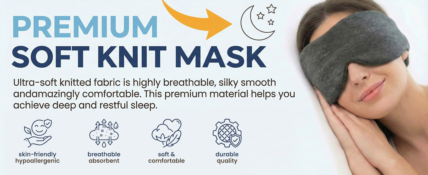 Modal Material Eye Mask for Sleeping