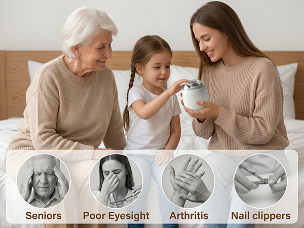 electric nail clippers for seniors