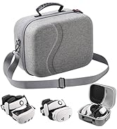 Large Carrying Case for Meta Quest 3S/3, Hard Travel Case Compatible with BOBOVR S3 Pro/KIWI Desi...