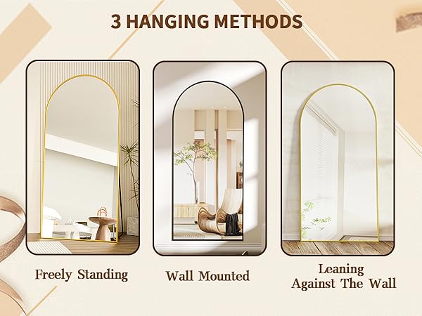 gold arch mirror