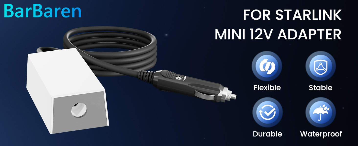 starlink mini 12v adapter