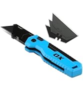 OX Pro Folding Utility Knife with Blade Storage - Construction Knife Heavy Duty - Navaja De Trabajo