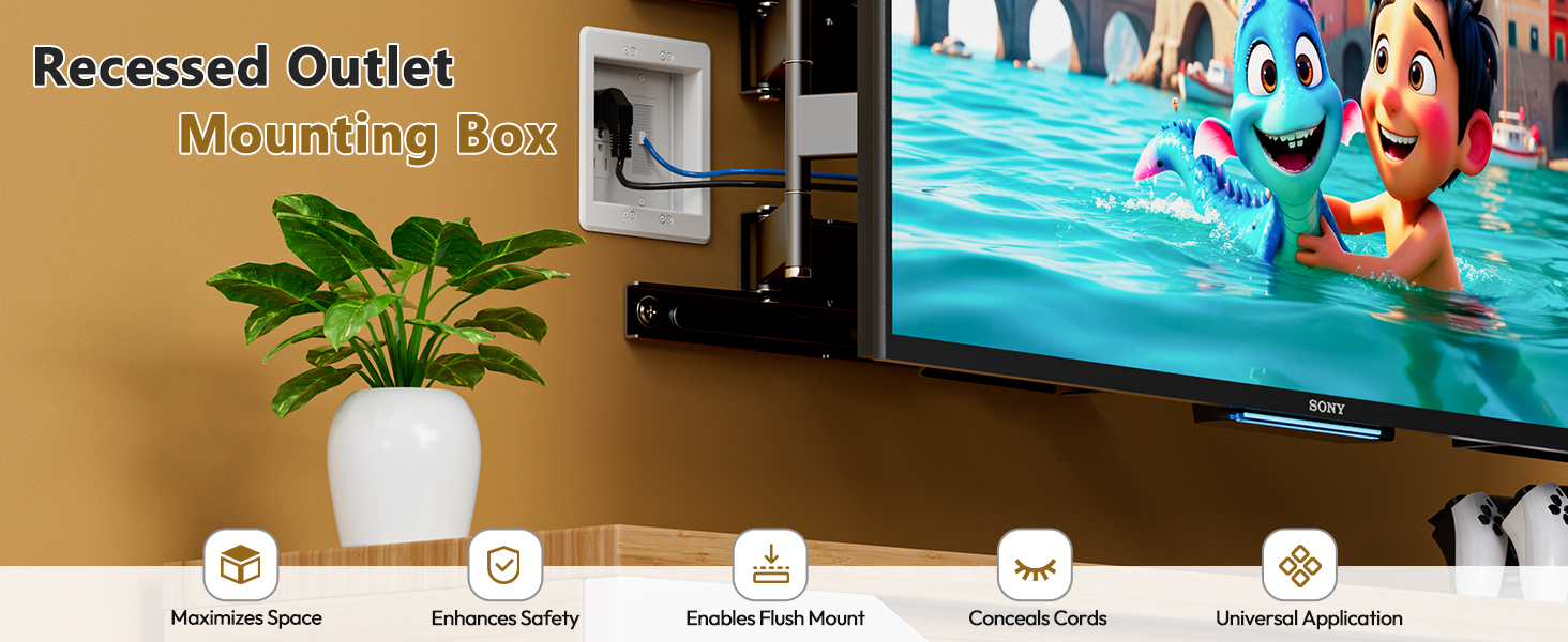 in-Wall TV Box