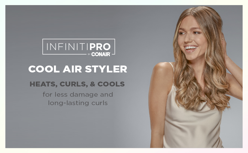 Conair Cool Air Styler. Heats, Curls, and Cools for Less Damage and Long Lasting Curls
