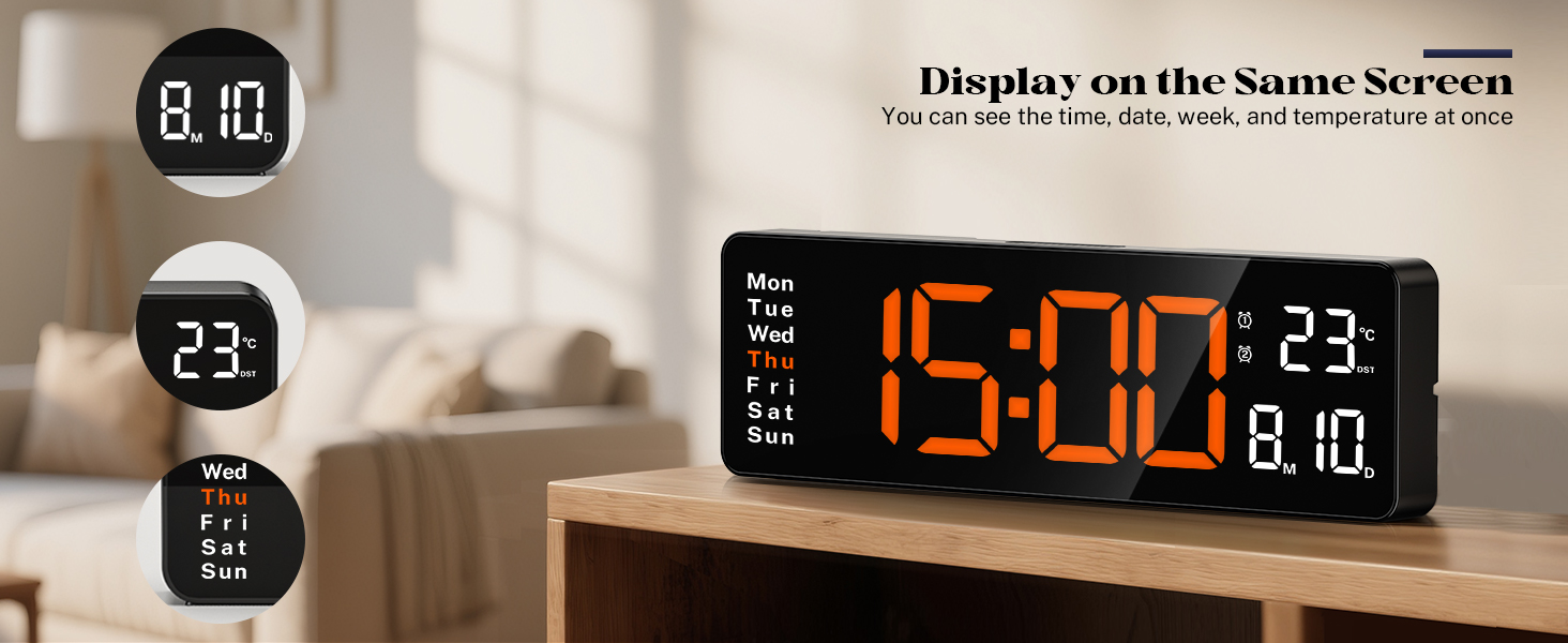 LED WALL CLOCK