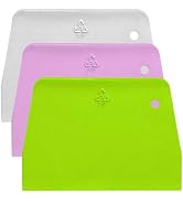 Dough Scraper Bench Scraper HARD - SURDOCA BPA Free PP Plastic Dough Cutter, Sharp Edge &amp; Angles ...