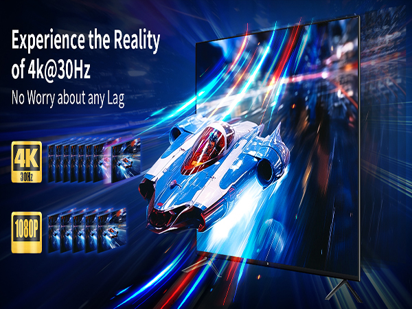 1x4 HDMI Splitter 1 Port to 4 HDMI Display Duplicate/Mirror - Powered Splitter Ver 1.4 Certified