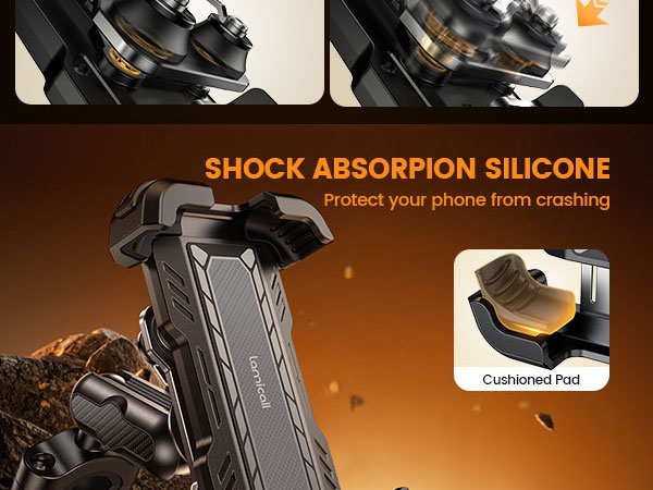 motorcycle handlebar phone holder