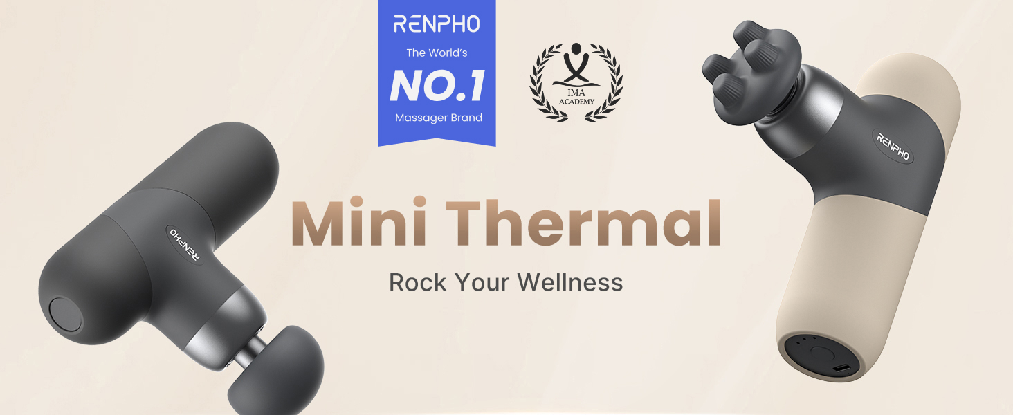 Massage Gun with interchangeable heads for portable wellness and travel-friendly comfort