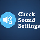 DG45 - Setup 4 - Check Sound Setting