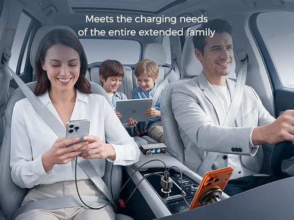 Meets the charging needs of the entire extended family